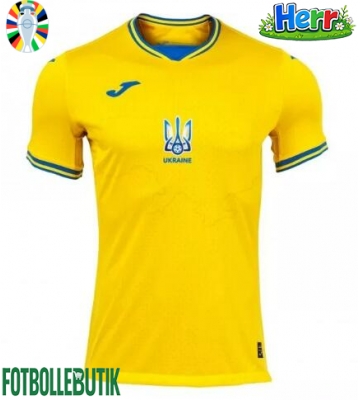 Ukraina Hemmatröja EM 2024 Kortärmad